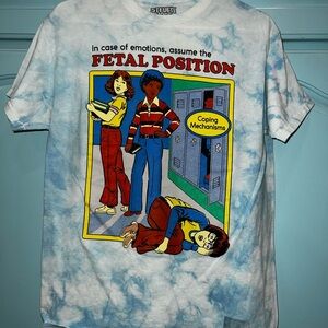 Graphic Short Sleeve Tee - Blue Tie-Dye